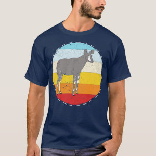 Camiseta Zoo Animal African Safari Wildlife Retro Okapi