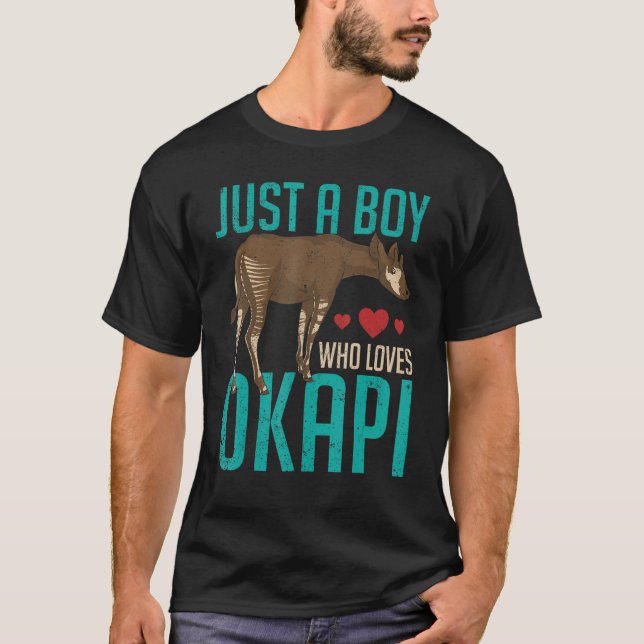 Camiseta Zoo Animal  Boys Africa Safari Zoo Keeper Cute Oka (Frente)