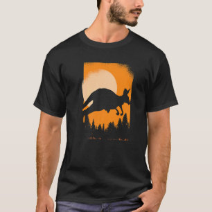 Camiseta Zoo Animal da Austrália - Retro Kangaroo