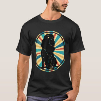 Camiseta Zoo Animal King Retro Africa Safari Lion