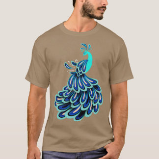 Camiseta Zoo Animal - Pássaro Ornamental Pavão