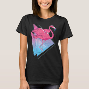 Camiseta Zoo Animal Tropical Bird 80s Vaporwave Aestético F