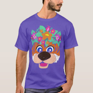 Camiseta Zoo Asiático Botânica Tigre