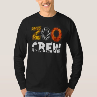 Camiseta Zoo Crew Animal Print For Zookeeper Kids Mens Wome