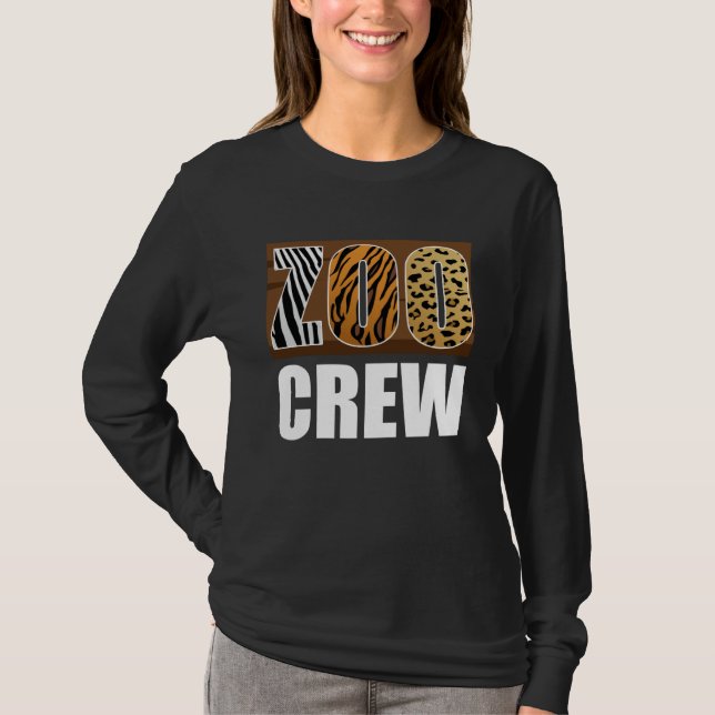 Camiseta Zoo Crew Animal Zookeeper (Frente)