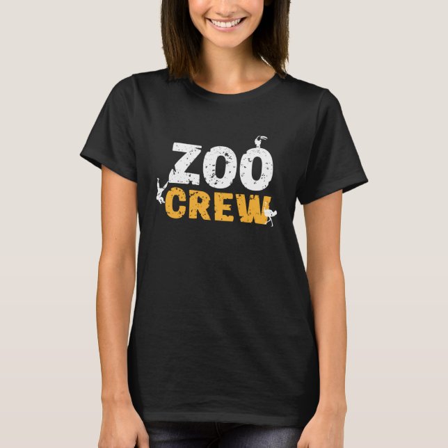 Camiseta Zoo Crew Safari Squad Team Zoologist Keeper Kid Re (Frente)