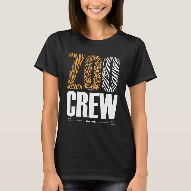 Camiseta Zoo Crew Safari Zoologist Animals (Frente)