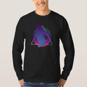 Camiseta Zoo de Cuta Antártica 80s Caneta Vaporwave