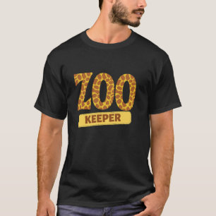 Camiseta Zoo Detentor de Animais Africanos Giraffe Safari Z