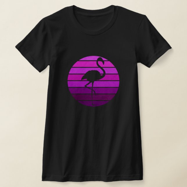 Camiseta Zoo Flamingo Animal Tropic Summer Sunrise (Postura )