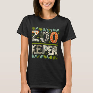 Camiseta Zoo Guardião Costume Adulto Festa de Halloween Saf