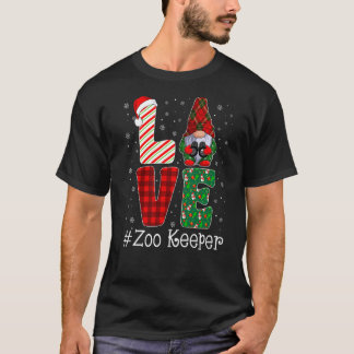 Camiseta Zoo Keeper AMA Gnome Engraçado Correspondência com