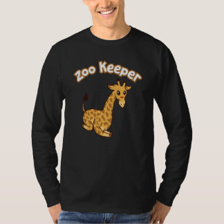 Camiseta Zoo Keeper Giraffe Safari Animal