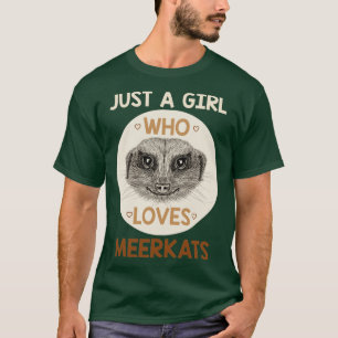 Camiseta Zoo Keeper Girl Africa Safari Engraçado Meerkat