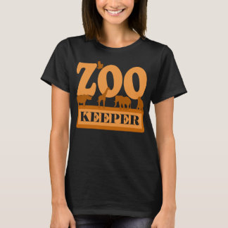 Camiseta Zoo Keeper Shirt Jungle Safari Amante de os animai