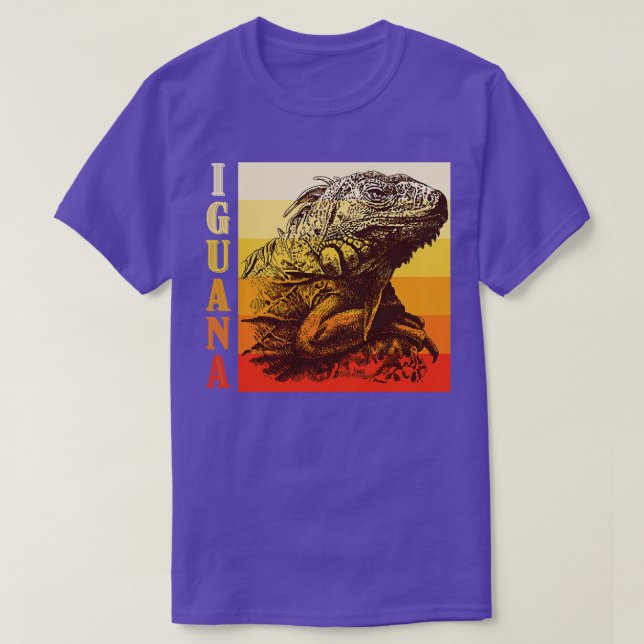 Camiseta Zoo Réptil Zoo Keeper Gift Iguana (Frente do Design)