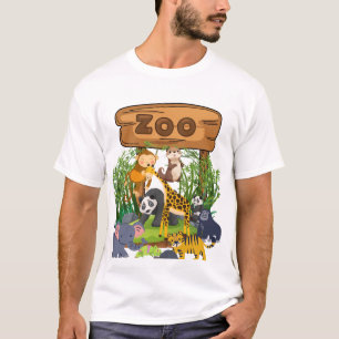 Camiseta Zoo Vibes Colorido - Arte de Harmonia Animal Selva