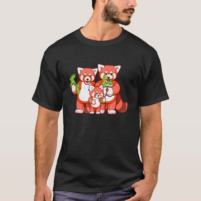 Camiseta Zoogoeiro do Red Panda Bear Zoogoer Wildlife Anima (Frente)
