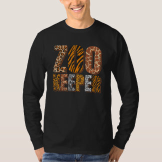 Camiseta Zookeeper Cuidador de Zoológico Zoólogo_1