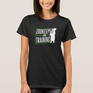 Camiseta Zookeeper In Training Keeping Job Zookeepping Zoo 