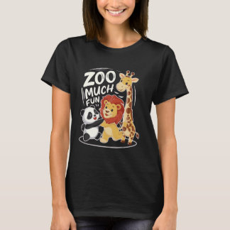 Camiseta Zookeeper Muito Divertido Animais Safari Panda Lio