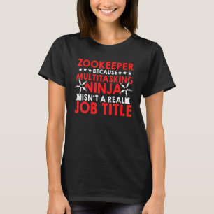 Camiseta Zookeeper Por Causa Do Ninja Animal Ke Com Múltipl