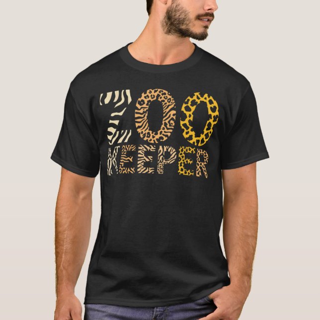 Camiseta Zookeeper Zoo Animals Safari Zoo Keeper (Frente)