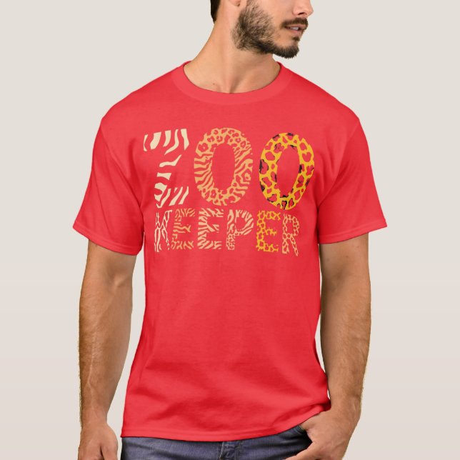 Camiseta Zookeeper Zoo Animals Safari Zoo Keeper - design 2 (Frente)