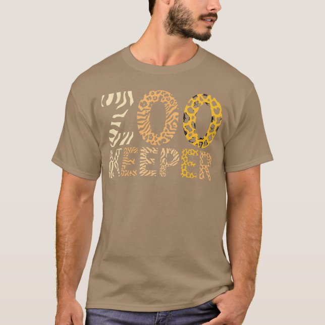 Camiseta Zookeeper Zoo Animals Safari Zoo Keeper - vintage  (Frente)