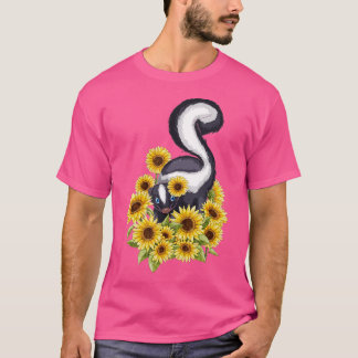 Camiseta Zoóloga de Pet Lover Sunflower Vete
