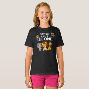 Camiseta Zoológico da Irmã Animal Safari Selvagem Única