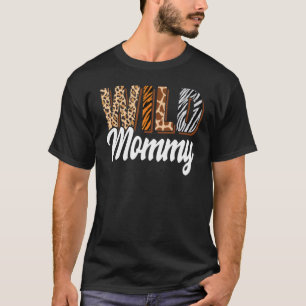 Camiseta Zoológico da Mamãe Selvagem Nasceu Dois para ser S