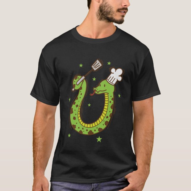 Camiseta Zoológico de répteis do Terrarium de cobra cozinha (Frente)
