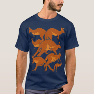 Camiseta Zoológico Marsupial Australiano Kangaroo