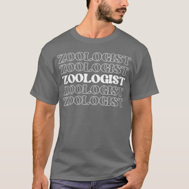 Camiseta Zoologist Animal Scientist Animlas Epert boy (Frente)