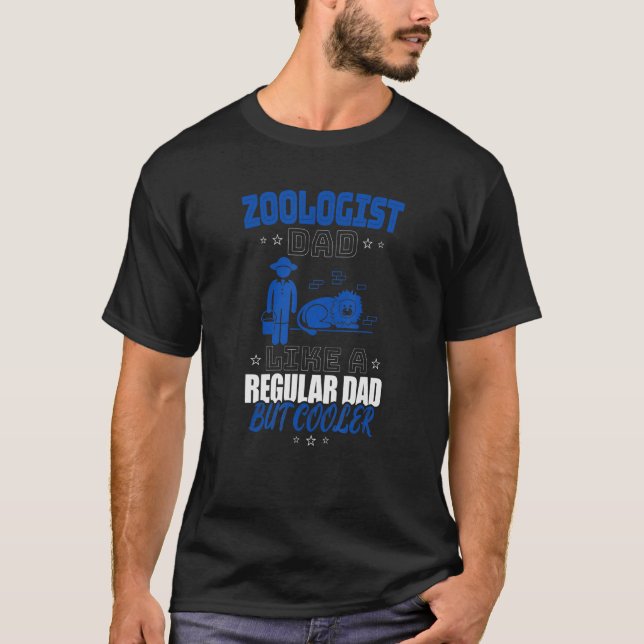 CAMISETA ZOOLOGIST DAD LIKE A REGULAR DAD BUT COOLER (Frente)