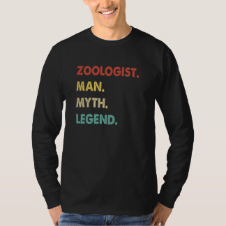 Camiseta Zoologist Man Myth Legend  1