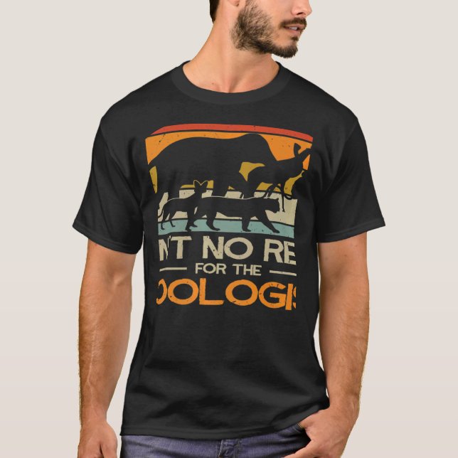 Camiseta Zoologist Zookeeping Wildlife Zoology Zoo Employee (Frente)