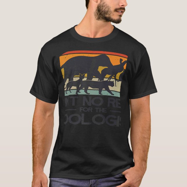 Camiseta Zoologist Zookeeping Wildlife Zoology Zoo Employee (Frente)