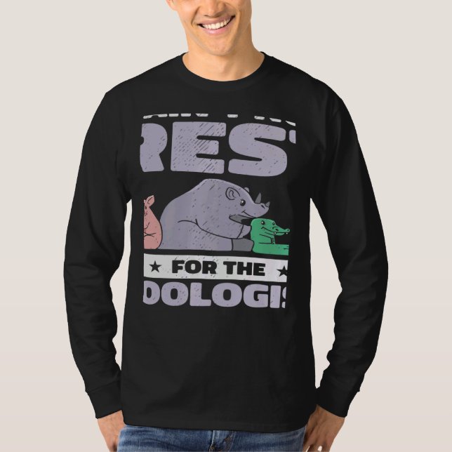 Camiseta Zoologist Zookeeping Wildlife Zoology Zoo Employee (Frente)