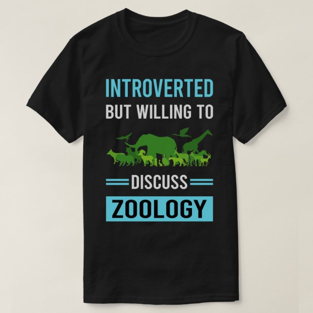 Camiseta Zoólogo Apresentado (Frente do Design)