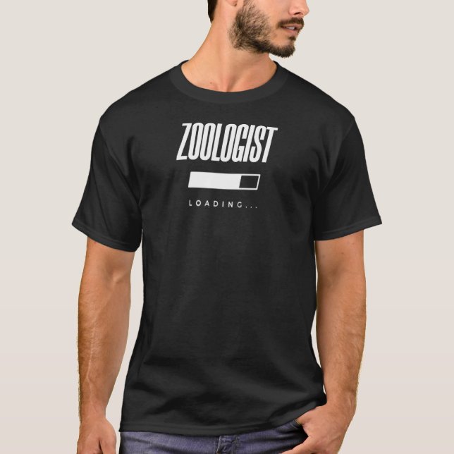 Camiseta Zoólogo Carregando Zoólogo (Frente)
