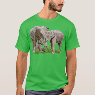 Camiseta Zoólogo da Família Elefante Selvagem Safar