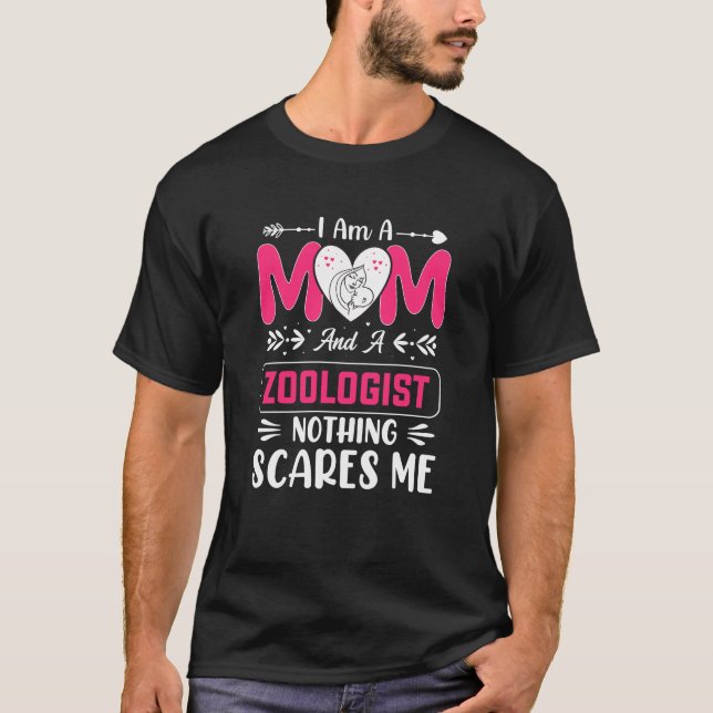 Camiseta Zoólogo engraçado mãe, zoóloga mãe (Frente)