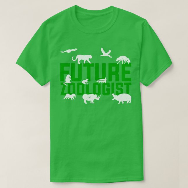 Camiseta Zoólogo Futuro (Frente do Design)