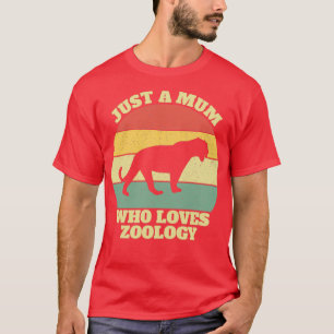 Camiseta Zoólogo Mãe Mãe Mamã Dizendo Presente