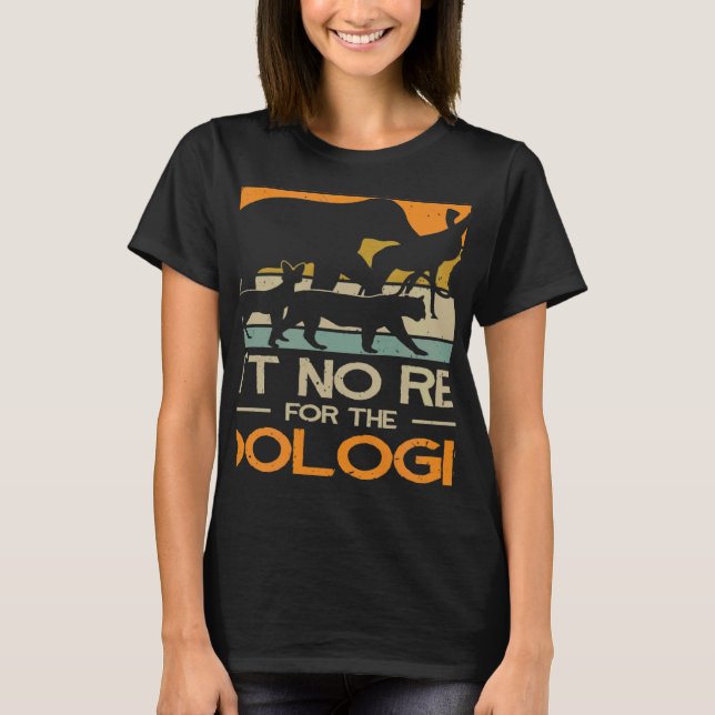 Camiseta Zoólogo Zoológico de Zoologia de Vida Selvagem Fun (Frente)