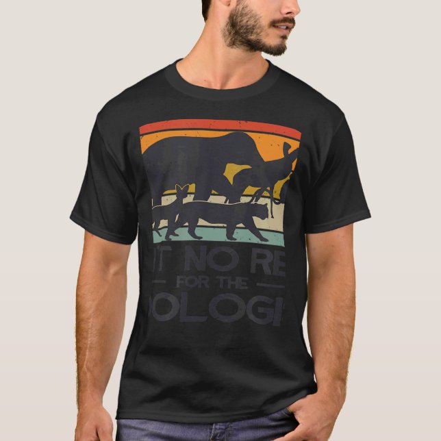 Camiseta Zoólogo Zoológico de Zoologia de Vida Selvagem Fun (Frente)