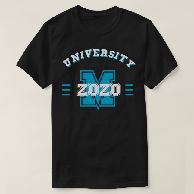 Camiseta zoom2020 céu azul (Frente do Design)