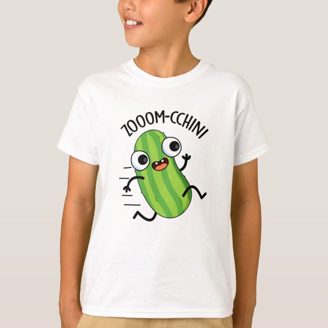 Camiseta Zoom-chchini Funny Zucchini Pun (Frente)